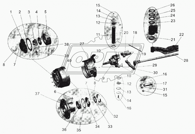 104-3001031 Рычаг трапеции МАЗ